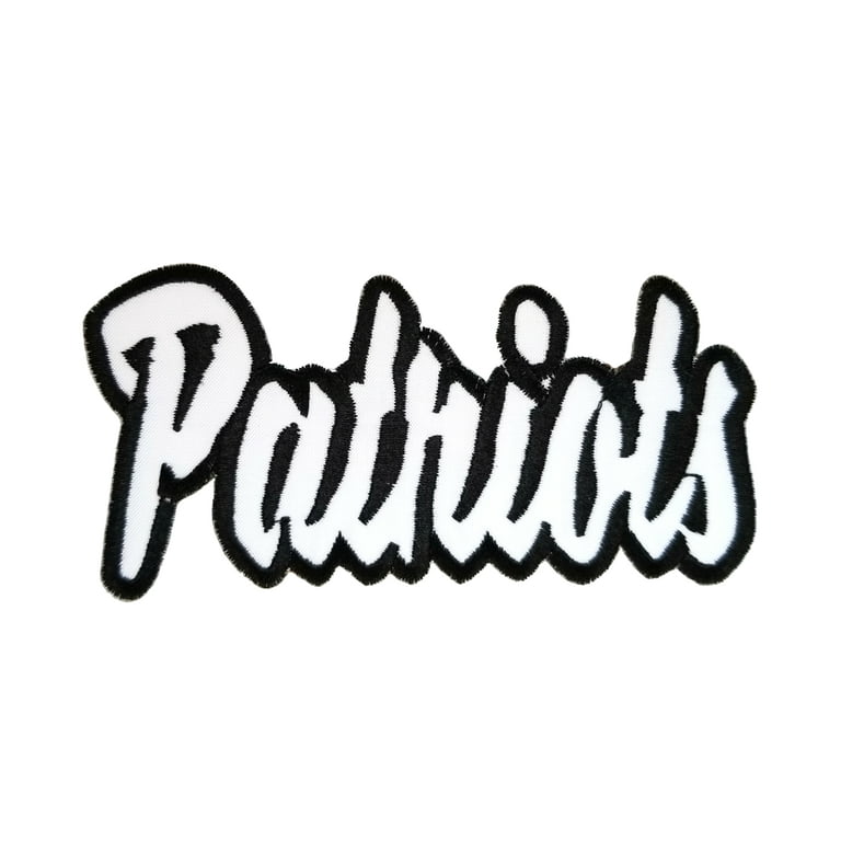 Patriots football embroidered sewiron on patch x