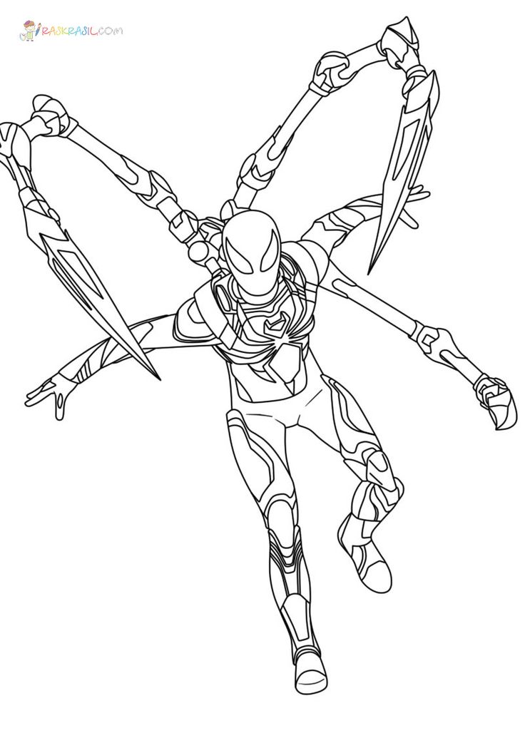 Iron spiderman coloring pages spiderman coloring detailed coloring pages spider coloring page