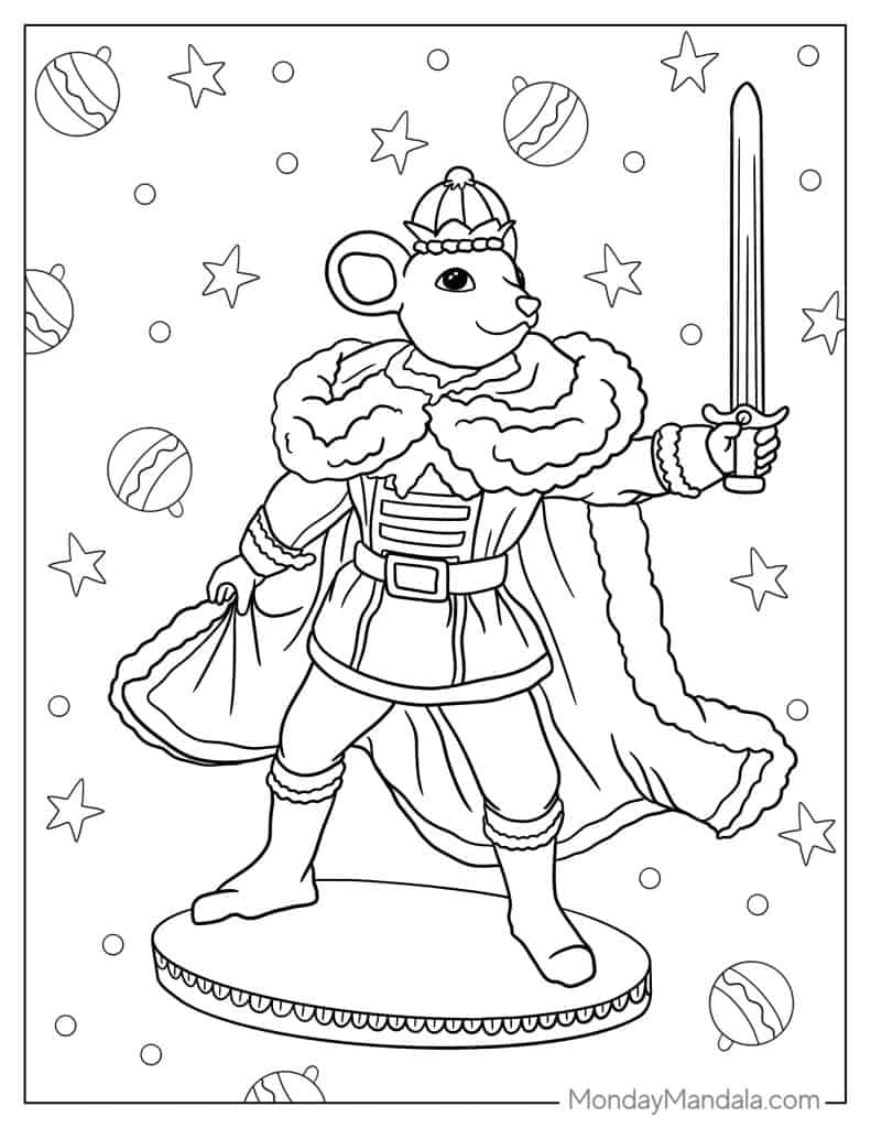 Nutcracker coloring pages free pdf printables