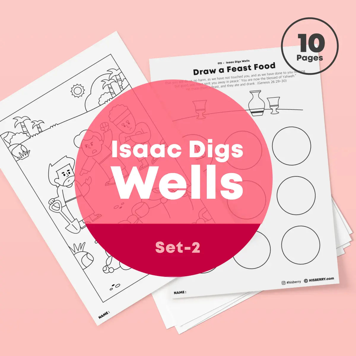 Isaac digs wells