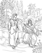 Jesus sermon on the mount coloring page free printable coloring pages