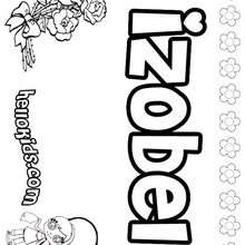 Isabella coloring pages