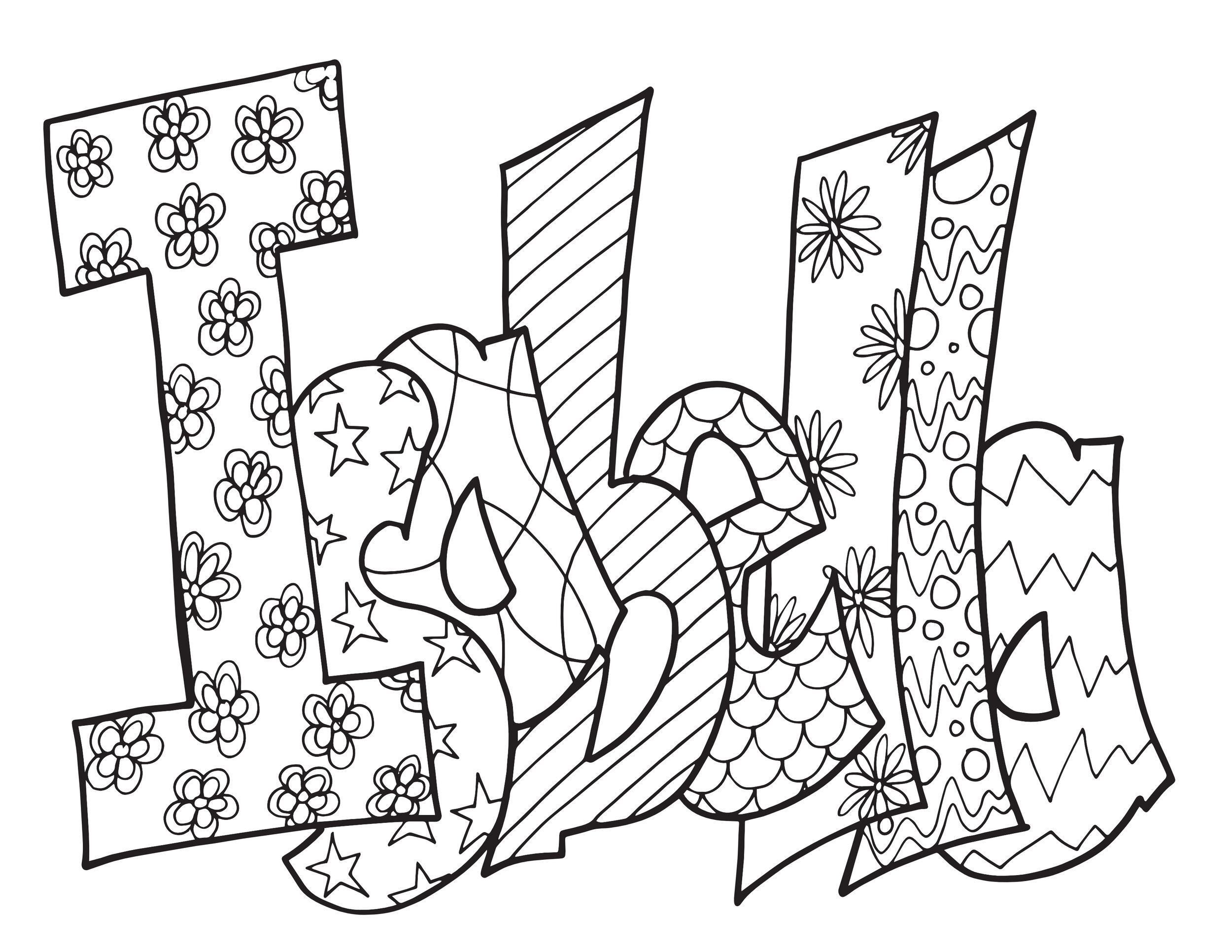 Isabella coloring pages