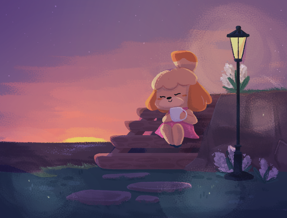 Isabelle's Day Off by PawSmasher -- Fur Affinity [dot] net