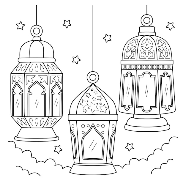 Islamic coloring pages images