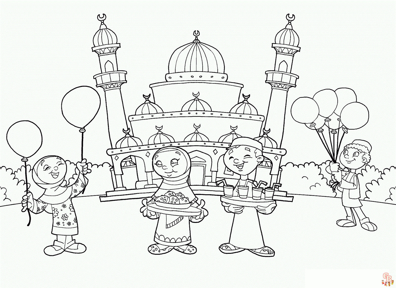 Explore islamic coloring pages