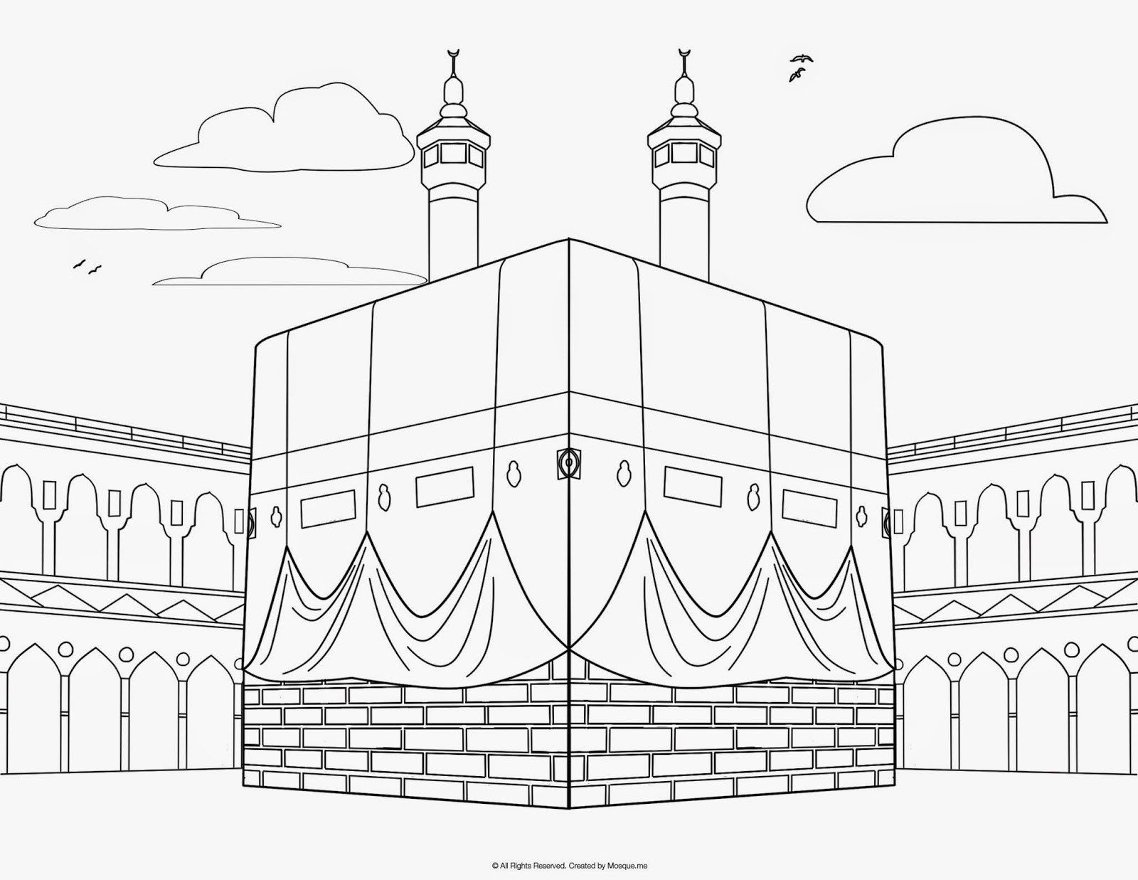 Islamic coloring pages