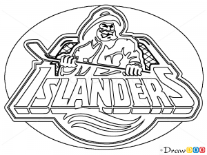 How to draw ny islanders hockey logos