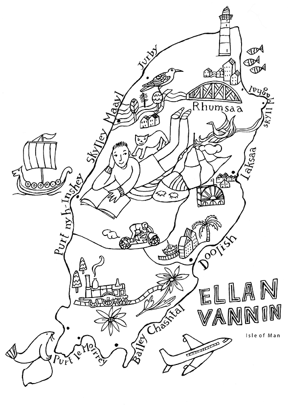 Cool mann a manx coloring book