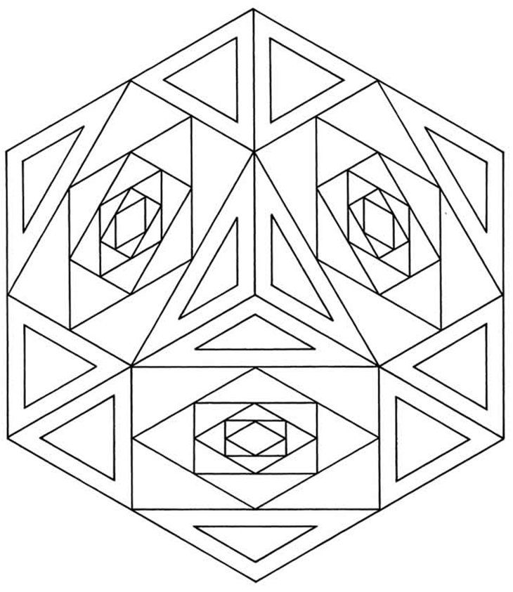 Geometric coloring pages pattern coloring pages coloring pages