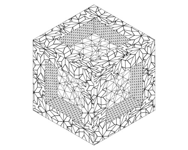 Isometric cube coloring page etsy prints isometric cube coloring pages to print