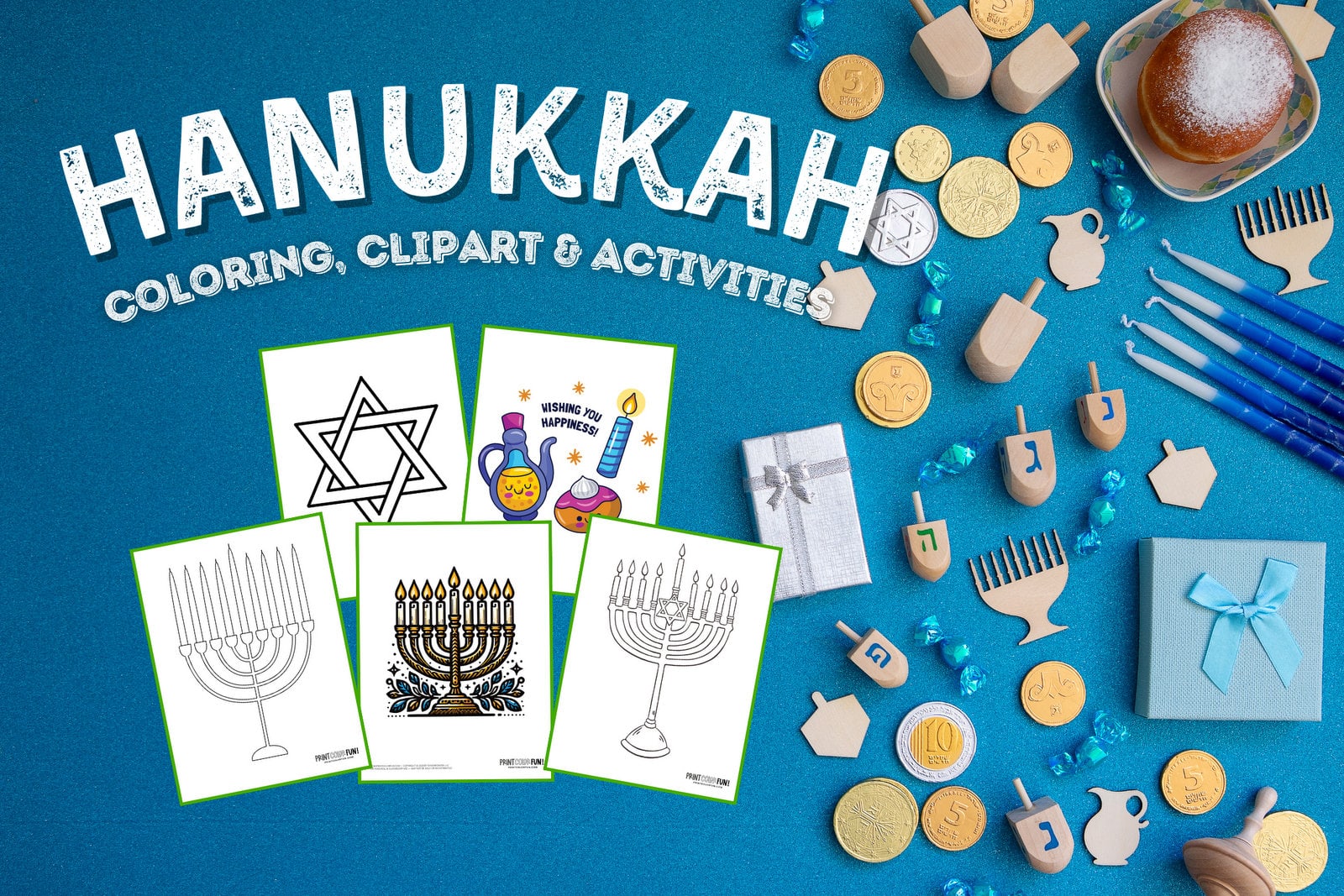 Hanukkah coloring pages menorah clipart plus info about this important jewish holiday at