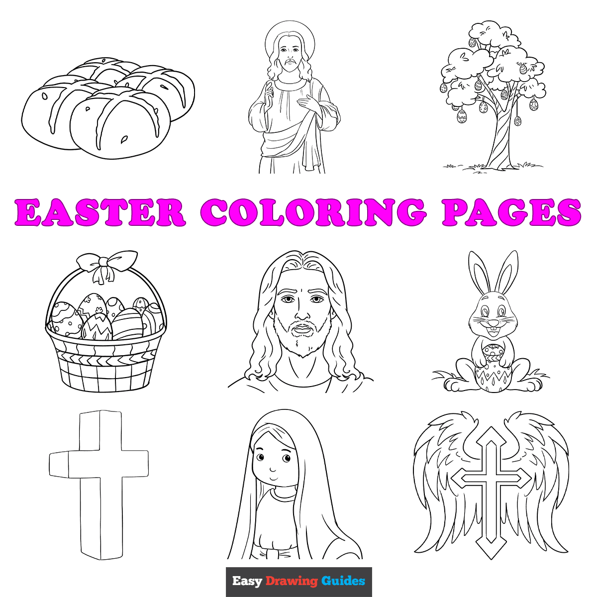 Free printable easter coloring pages for kids