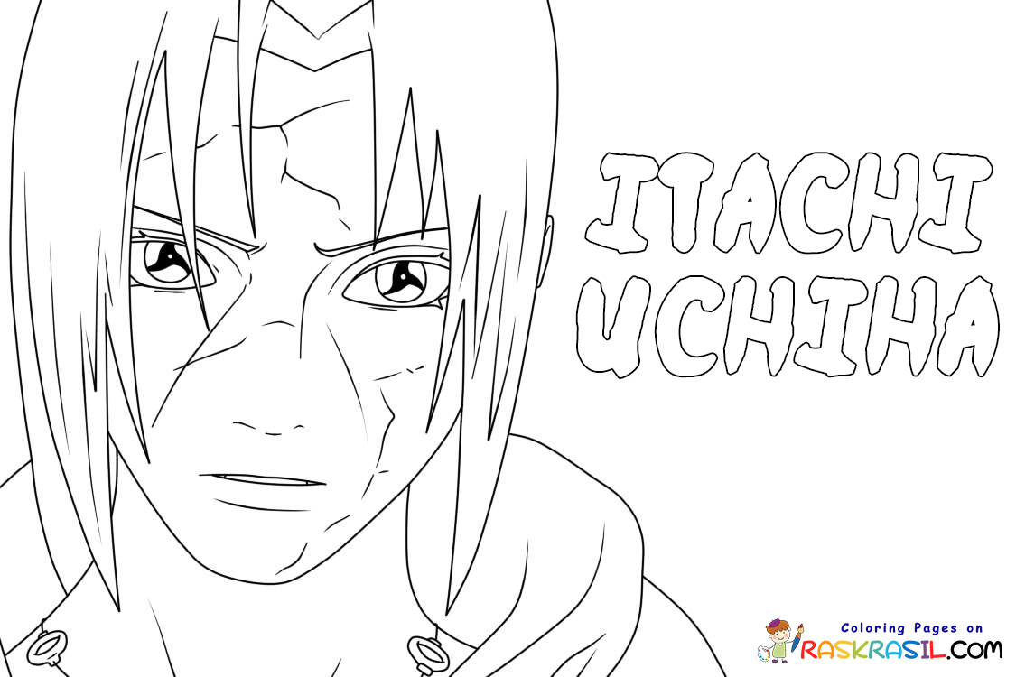 Itachi coloring pages