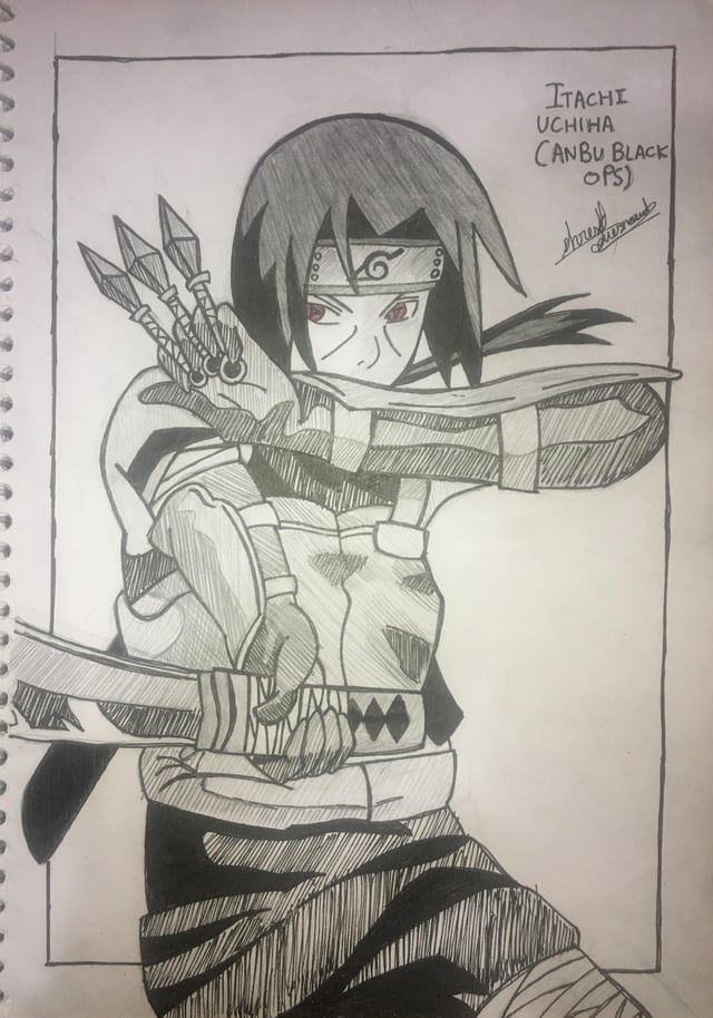 Itachi uchiha drawing by með ð any suggestions or ratings rnaruto