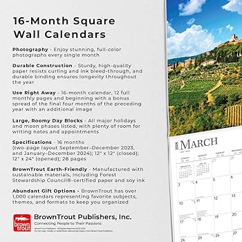 Italy x inch monthly square wall calendar browntrout scenic travel europe italian venice rome publishers inc browntrout editing team browntrout publishers design team browntrout publishers books