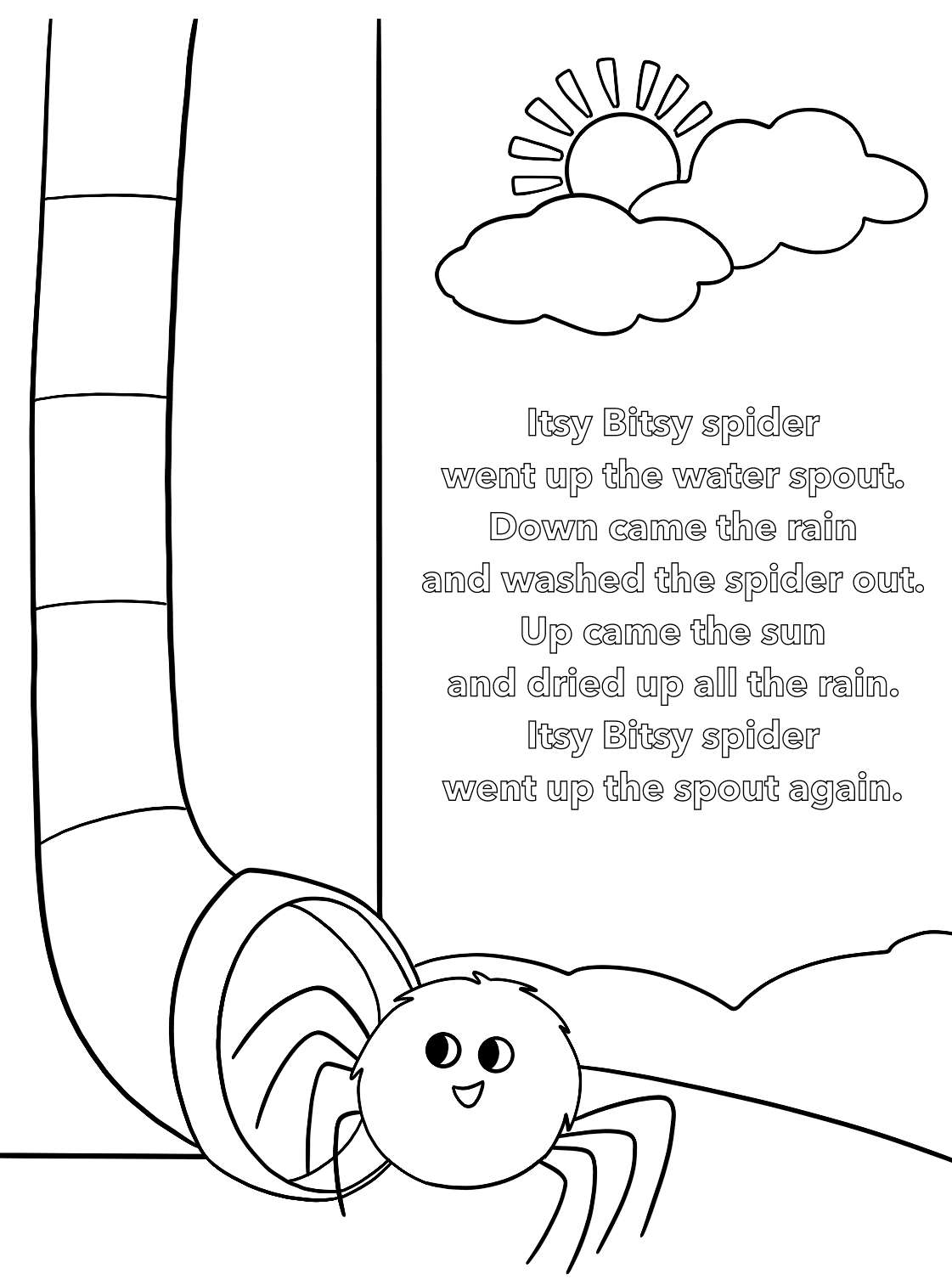 Nursery rhymes coloring pages printable for free download