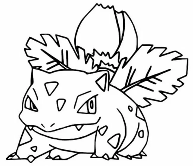 Ivysaur malvorlagen