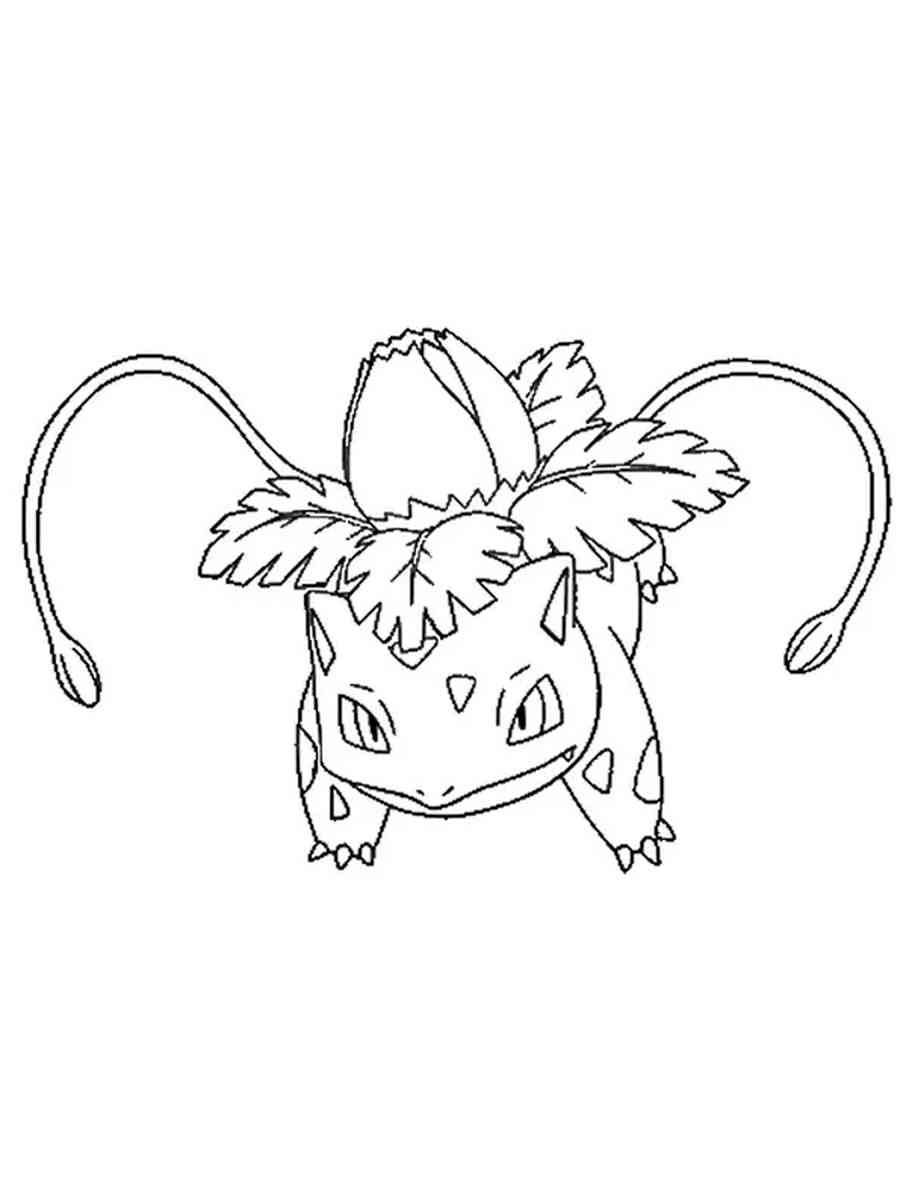 Pokemon ivysaur coloring pages