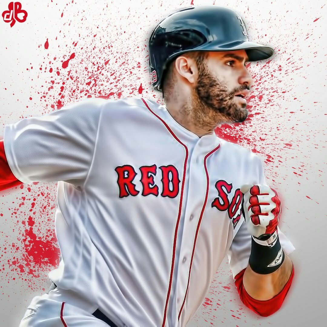 JD Martinez Boston Red Sox, an art print by ArtStudio 93 - INPRNT