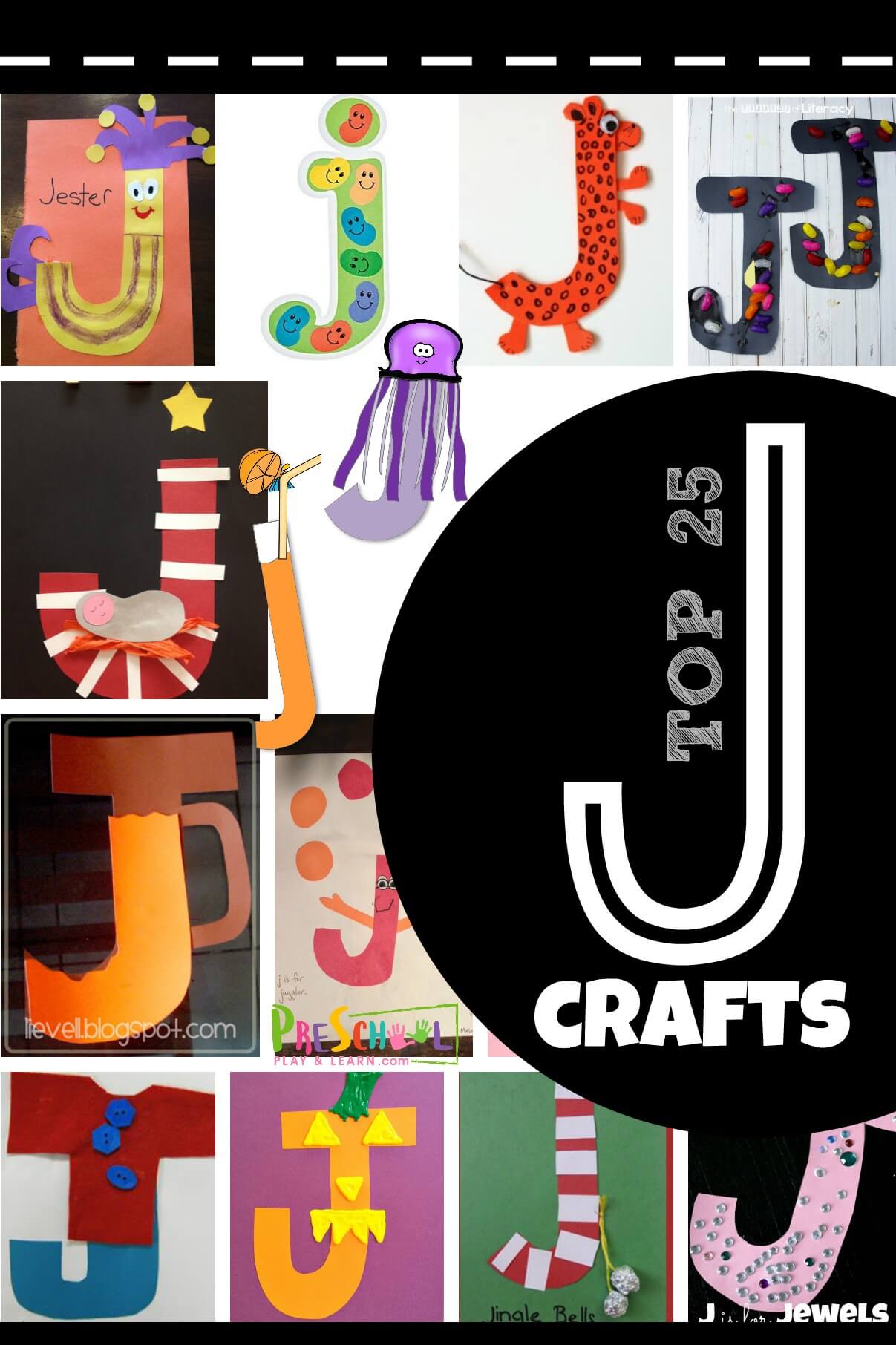 Top letter j crafts