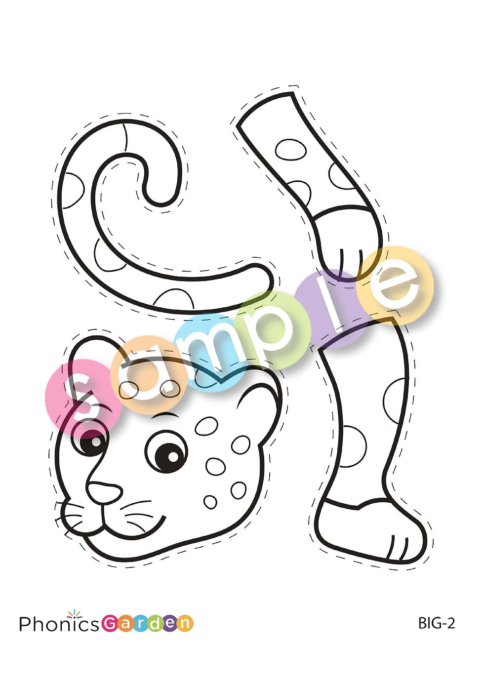 Jj letter craft jaguar lowercase j pages phonics garden