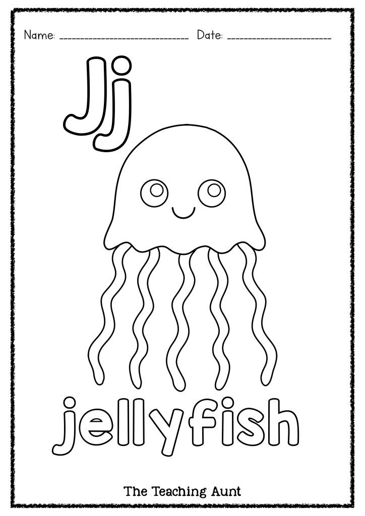 J is for jellyfish art and craft