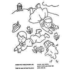 Top jack and jill coloring pages for your little one