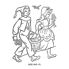 Top jack and jill coloring pages for your little one