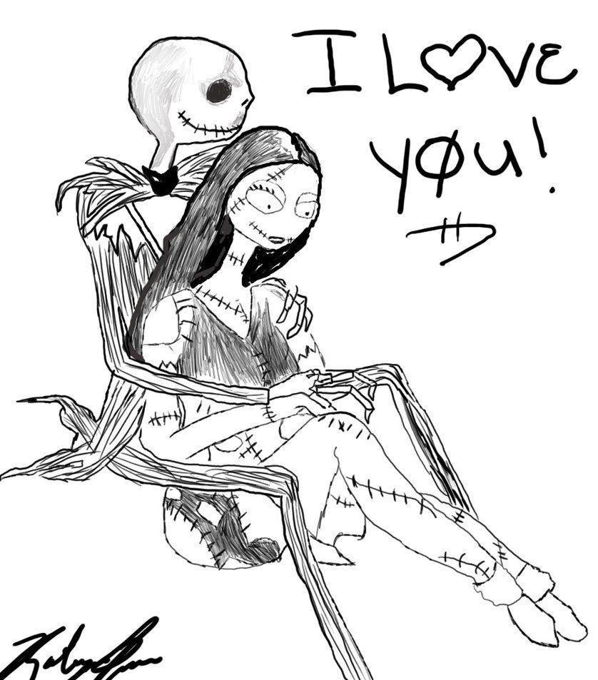 Nightmare before christmas coloring pages