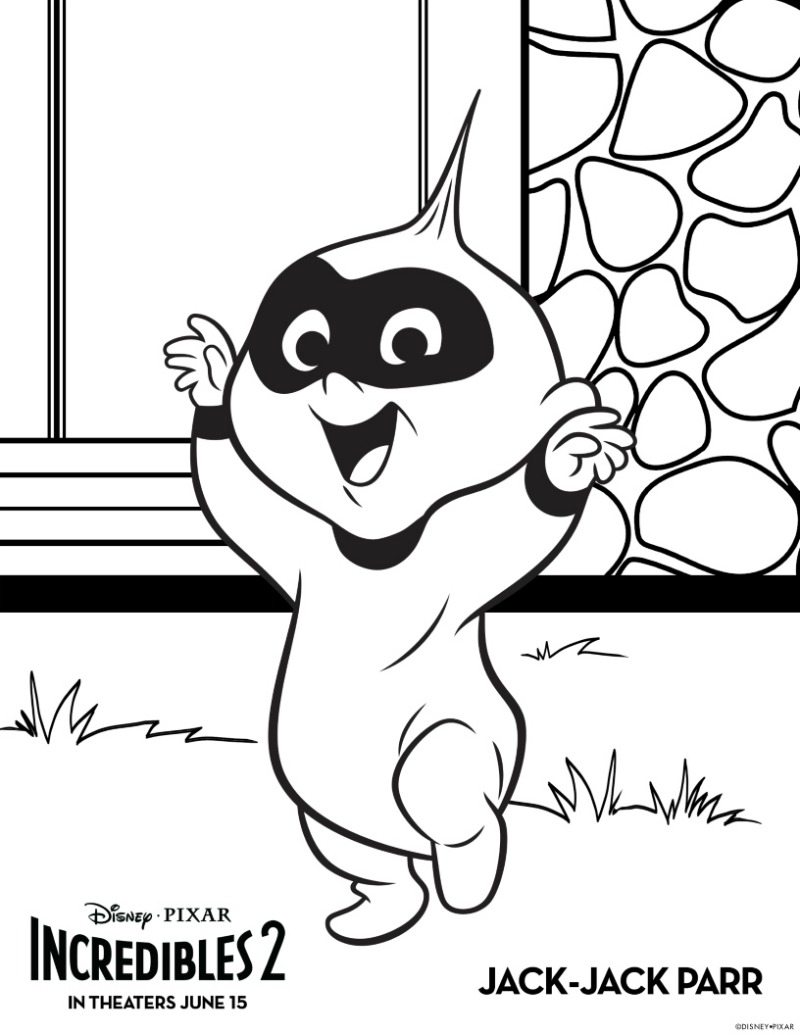 Jack jack coloring page