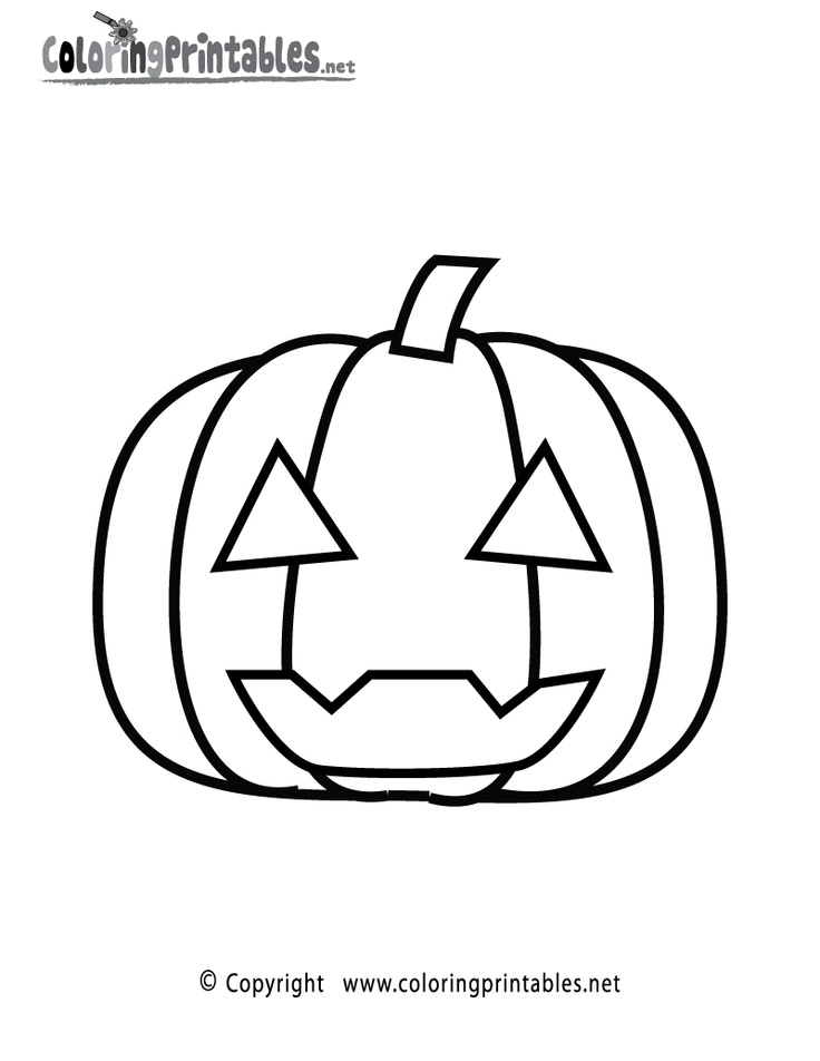 Pumpkin coloring page