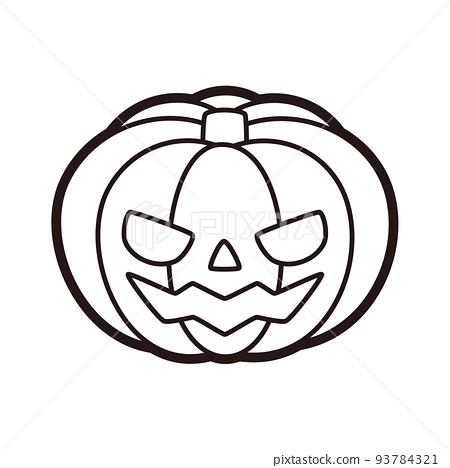 Halloween pumpkin jack o lantern coloring page