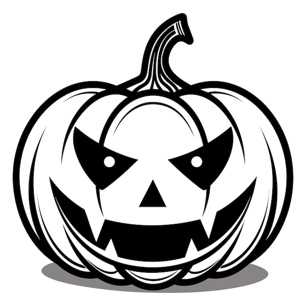 Premium vector jack o lantern halloween coloring book pages