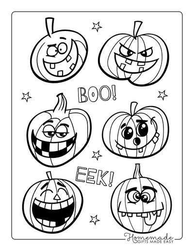 Free pumpkin coloring pages for kids adults