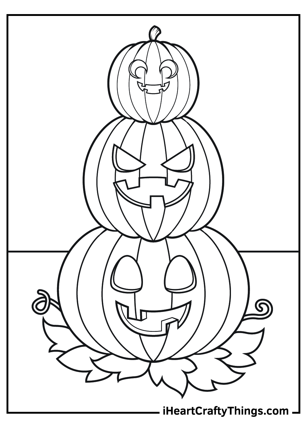 Jack o lantern coloring pages free printables