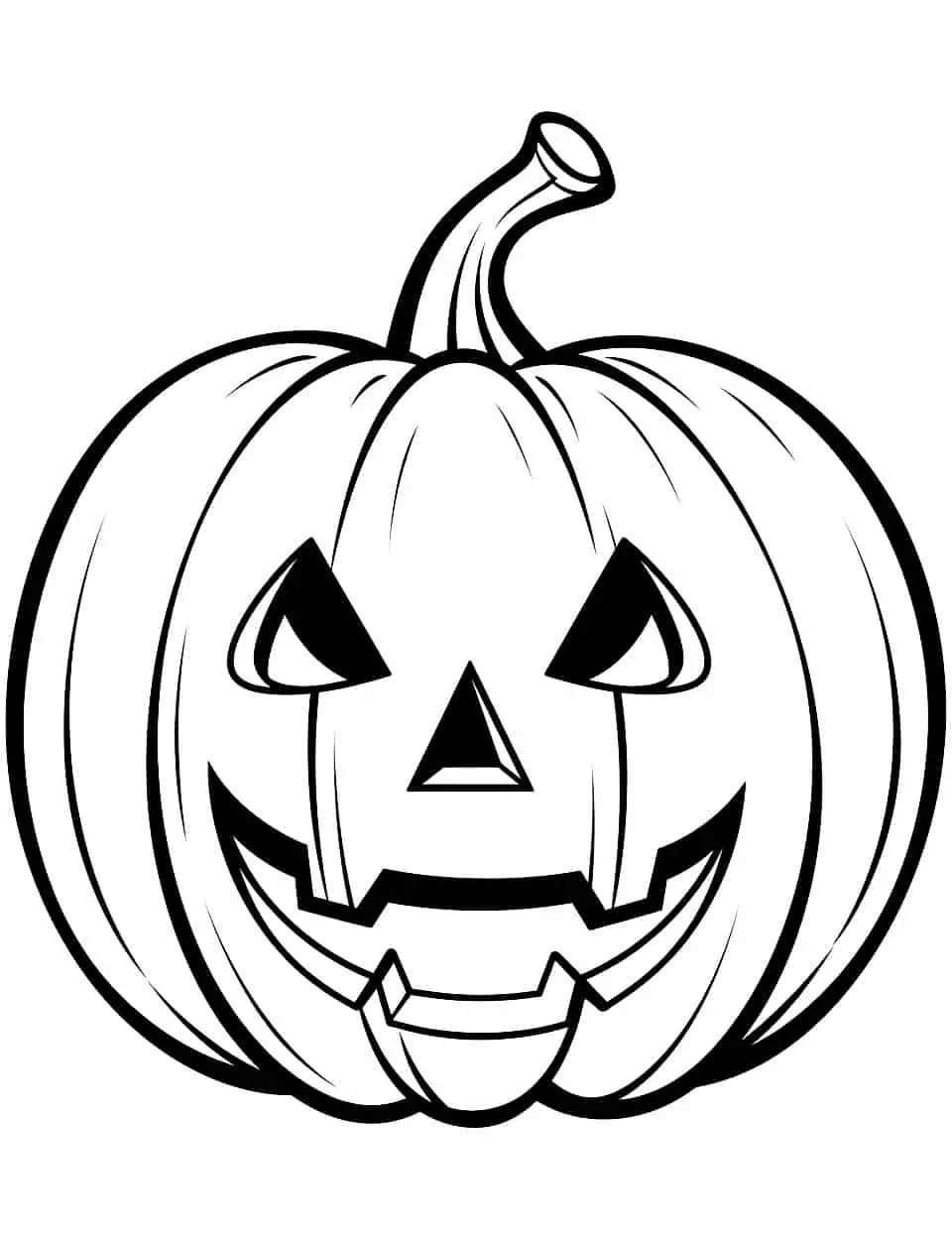 Pumpkin coloring pages free printable sheets