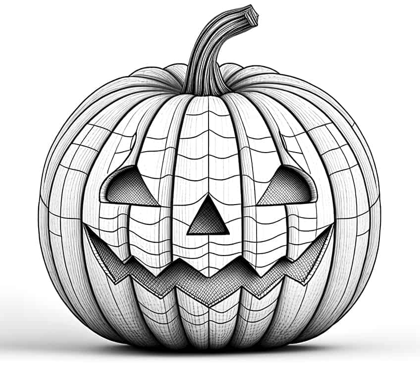 Pumpkin coloring pages