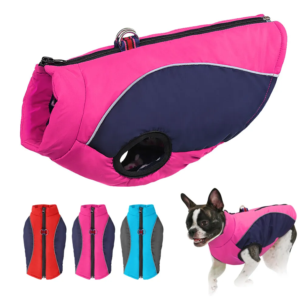 Waterproof small dog coats fleece winter puppy pet clothes jacket jack russell