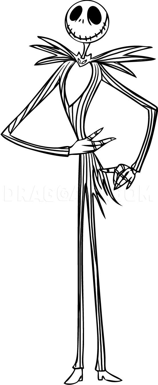 How to draw jack skellington step by step drawing guide by dawnâ jack nightmare before christmas nightmare before christmas drawings jack skellington drawing