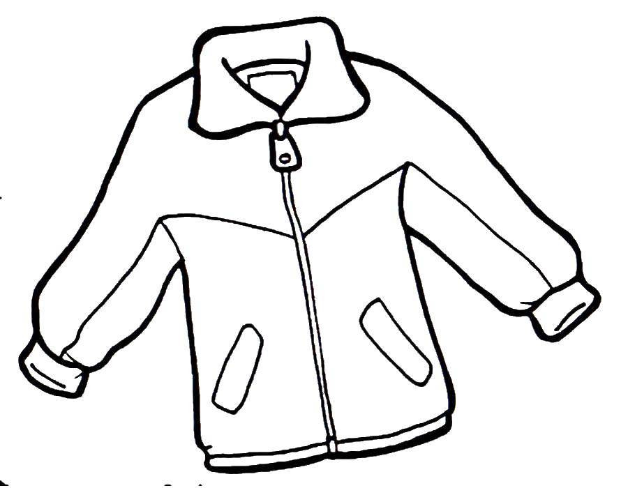 Online coloring pages coloring page jacket clothing coloring pages for kids