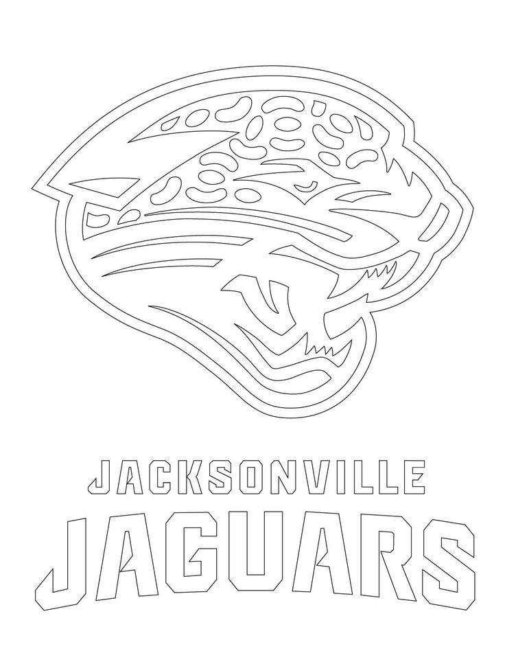 Jacksonville jaguars coloring pages printable pdf ideas