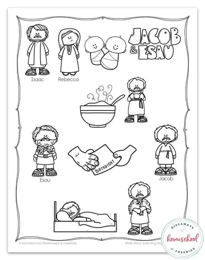 Free bible coloring pages from the old and new testaments