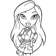 Top free printable bratz coloring pages online