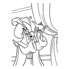 Aladdin coloring pages