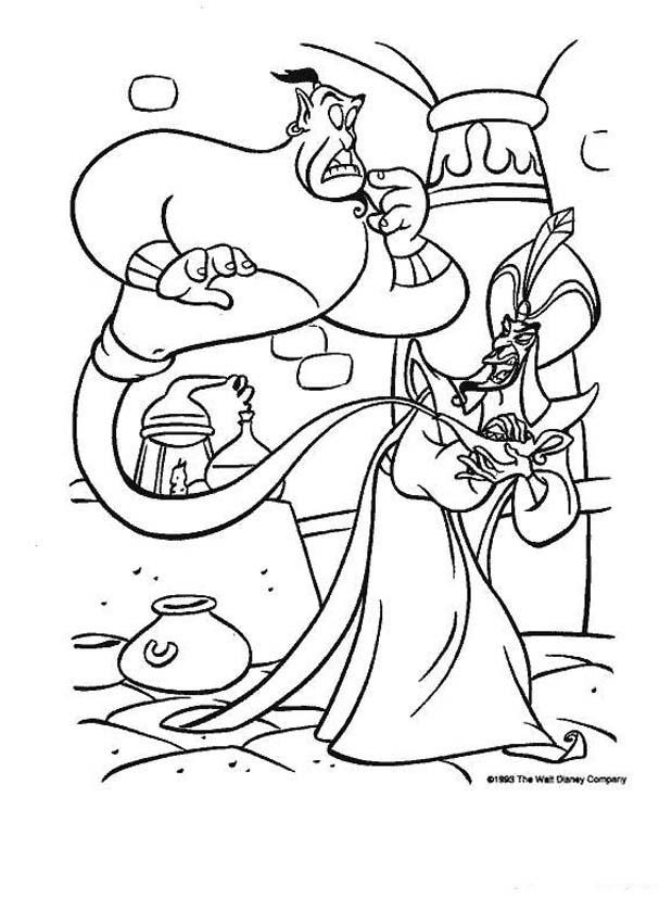 Aladdin coloring pages jafar coloring pages