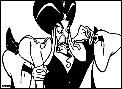 Aladdin coloring pages â jafar â freds corner