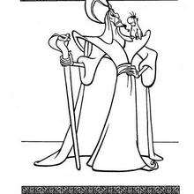 Jafar and iago coloring pages