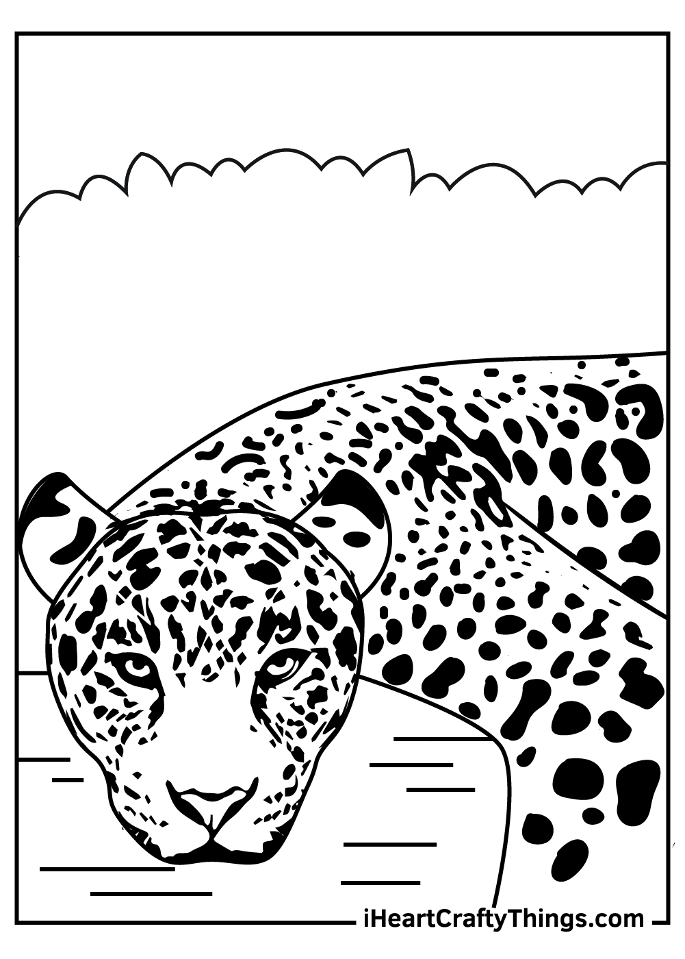 Jaguar coloring pages free printables