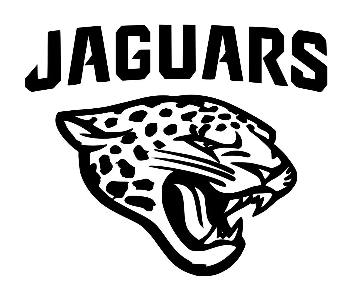 Jacksonville jaguars decal x choose color